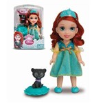 Boneca Princesas Disney Merida e Pet com Acessórios Mimo