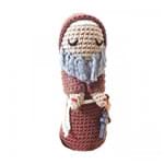 Boneco de Crochê - Padre Pio | SJO Artigos Religiosos