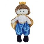 Boneco de Pano Príncipe Kevyn para Menino - Azul