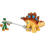 Boneco Jurassic World Dino e Humano Stegosaurus - Hasbro