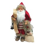 Boneco Papai Noel 45cm Lista de Presentes Decoração Natal