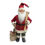 Boneco Papai Noel 80 com Esquie Decoração Natal