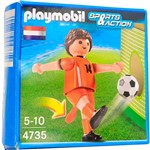 Boneco Playmobil Jogador da Seleção Holanda