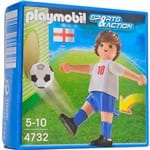 Boneco Playmobil Jogador da Seleção Inglaterra
