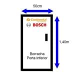 Borracha da Porta Geladeira Continental Bosch 290L 1,40x50,0
