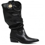 Bota Zariff Shoes Slouch em Couro Metal 1370603 | Betisa