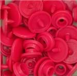 Botão de Pressão Plástico - 20 Unidades Rosa