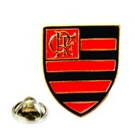 Boton Dourado Escudo - Flamengo