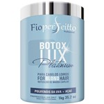 Botox Lux Platinum Cabelos Loiros Fioperfeito Forblond Hair Matizador 1kg