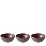 Bowl Cerâmica Roxo 3PÇS - 32420