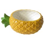 Bowl Decorativo em Cerâmica Amarelo Round Pineapple Urban
