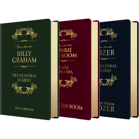 Box Dia a Dia | Billy Graham | Tozer | Corrie Ten Boom
