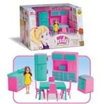 Brinquedo Cozinha com Boneca Coleção Judy Completa