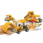 Brinquedo de Montar Veículos de Obras 132 Peças 8126 - Banbao