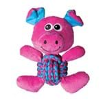 Brinquedo de Pelúcia Pig Knots Rosa - Kong