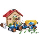 Brinquedo Eco Fazenda Trator Tanque 185 Peças 8582 - Banbao