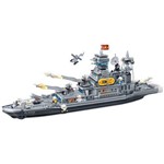 Brinquedo Força Tática Navio de Guerra 1700 Peças 8241 - Banbao