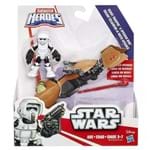 Brinquedo Hasbro Star Wars ScoutTrooper e Speeder Bike B2033