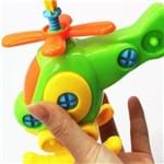 Brinquedo Infantil Didático Monta Desmonta Helicóptero