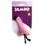 Brinquedo Jambo Flamingo com Catnip