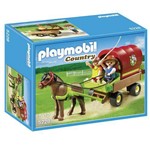 Brinquedo Lacrado Playmobil Vagao Puxaado por Poneis 5228