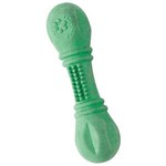 Brinquedo Osso Especial de Borracha Verde - Tam M