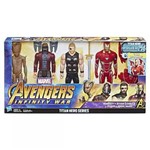 Brinquedo Pack com 4 Avengers Figura Titan Hasbro E2909