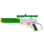 Brinquedo Pistola Nerf Arma Arminha C/ 6 Dardos Tiro ao Alvo 42 Cm