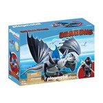Brinquedo Playmobil Dragons Drago e Thuderclaw Sunny 9248