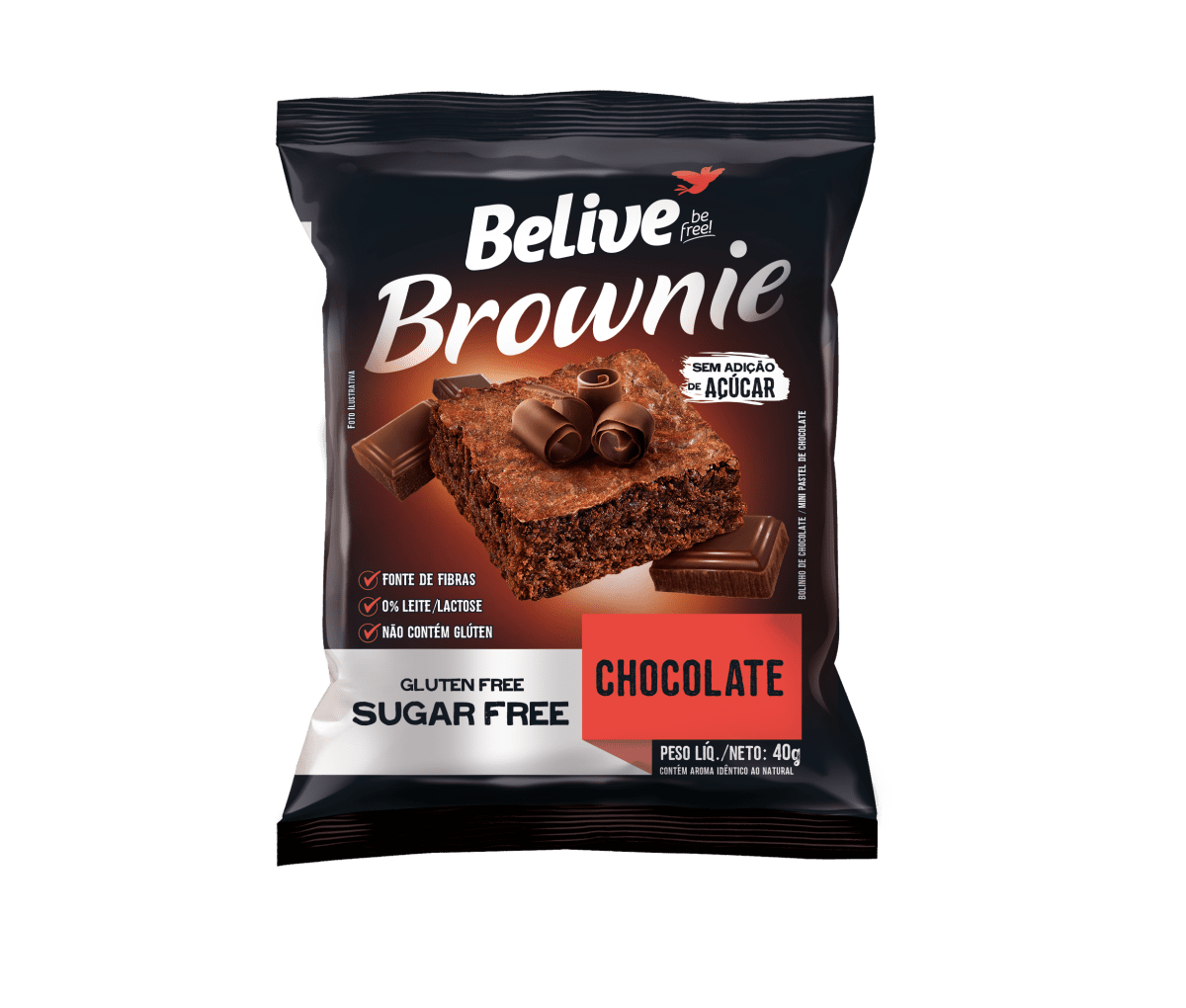 Brownie Chocolate 40g - Belive