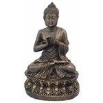 Buda Chakras Hindu Rezando Estátua 15,8 Cm Resina Decoração