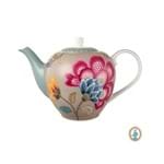 Bule Cáqui em Porcelana Floral Fantasy 1,6l - Pip Studio