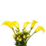 Buquê Alturas com Flores Amarelas M