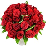 Buquê de 44 Rosas Vermelhas Louco de Paixão