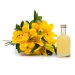 Buquê Felicidade com Flores Amarelas P + Limoncello Vom Fass 250ml