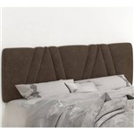 Cabeceira Painel Mille 140cm Suede Am Marrom