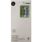 Cabo Celular USB Type-c Belkin 2 Metro Cinza