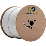 Cabo Coax Rgc 06 60% Branco 305m Cabletech