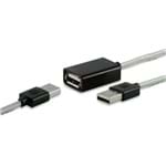 Cabo Extensor USB General Electric Pro 1,80m Ultra Resistente com Plug Macho a para Plug Fêmea a GE