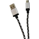 Cabo Flat USB Duracell para Micro USB Preto de 1,83m