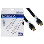 Cabo HDMI 5 Metros SLIM Flat V1.4 1080p FullHD