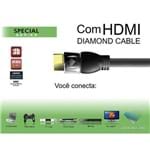 Cabo HDMI High Speed 1.4 C/ Ethernet Special 5 Metros - Diamond Cable