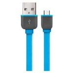 Cabo Micro USB 5 Pinos Multilaser - Azul