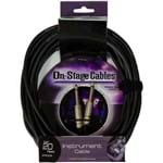 Cabo para Instrumentos On Stage Cables Ic20 6,09m