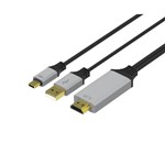 Cabo USB-c para Hdmi 2m 4k X 2k @30hz USB 3.1 Uhd Cinza