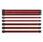 Cabos Extensores Thermaltake Tt Mod Sleeve Cable Preto/vermelho