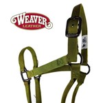 Cabresto para Cavalo Importado Weaver Leather em Nylon e Metal Escurecido Verde