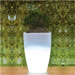 Cachepô Iluminado - Vaso Innovare Luminosità Branco 54cm