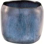 Cachepot Cerâmica Azul 16cm - Occa Moderna