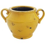 Cachepot de Cerâmica Amarela I